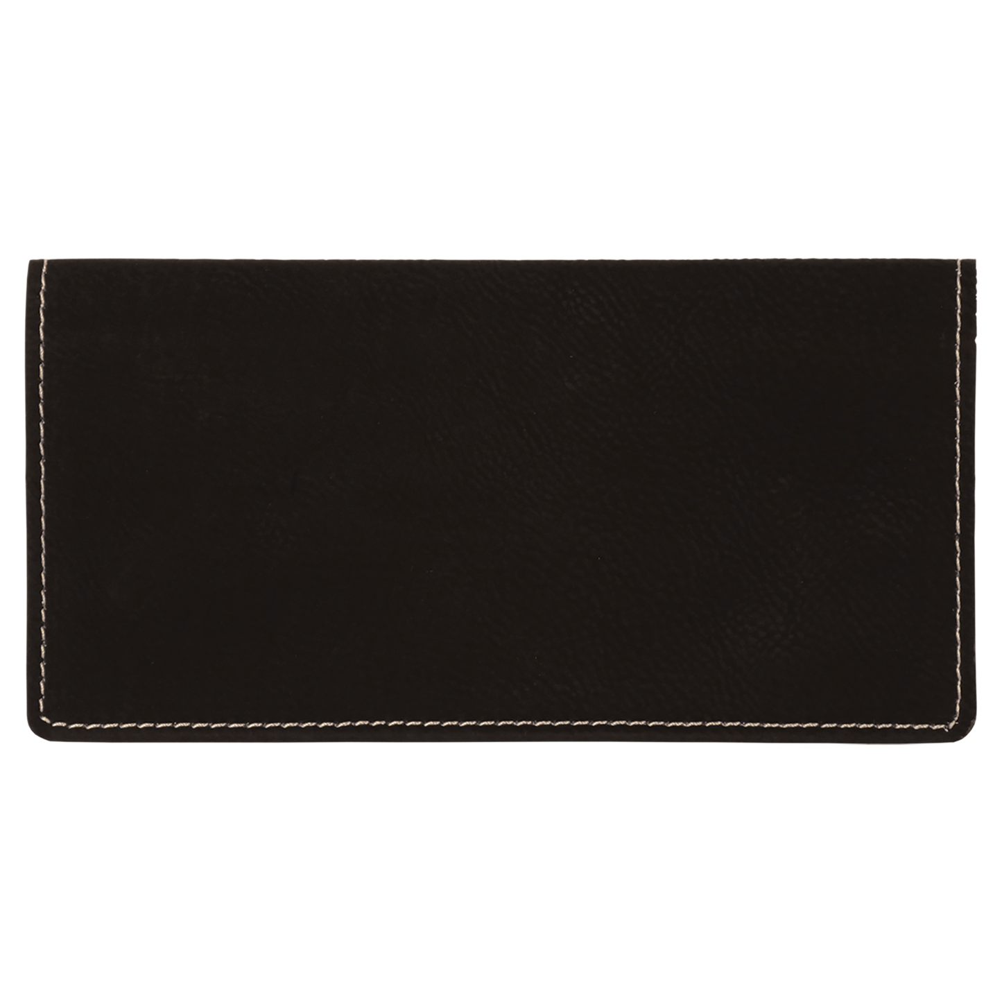 Checkbook Cover Black/Silver