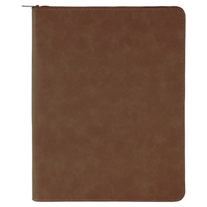 9.5X12DK BRN PRTFLO W/ZIP