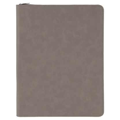 9.5X12 GRY PORTFLIO W/ZIP