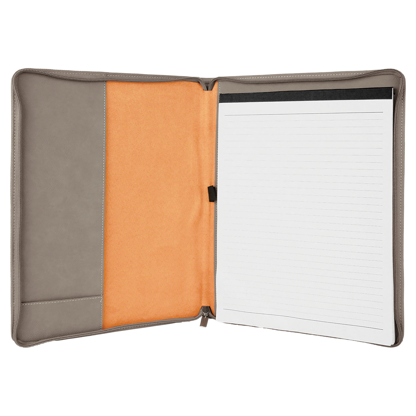 9.5X12 GRY PORTFLIO W/ZIP