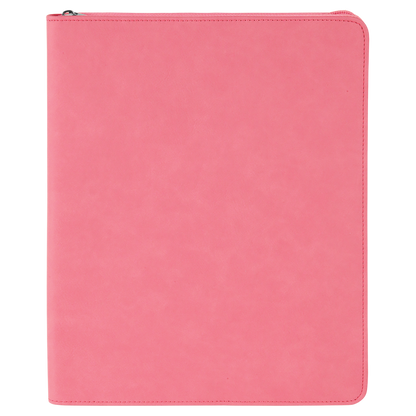 9.5X12 PNK PORTFLIO W/ZIP
