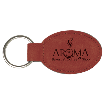 3X1.75 OVL ROSE KEYCHAIN