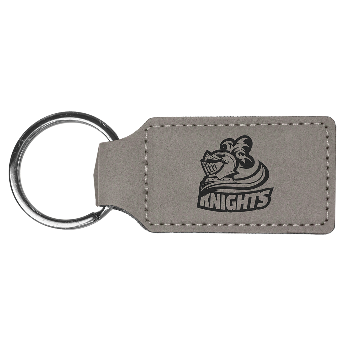 2.75X1.25 GRAY KEYCHAIN