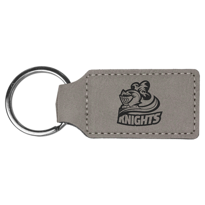 2.75X1.25 GRAY KEYCHAIN