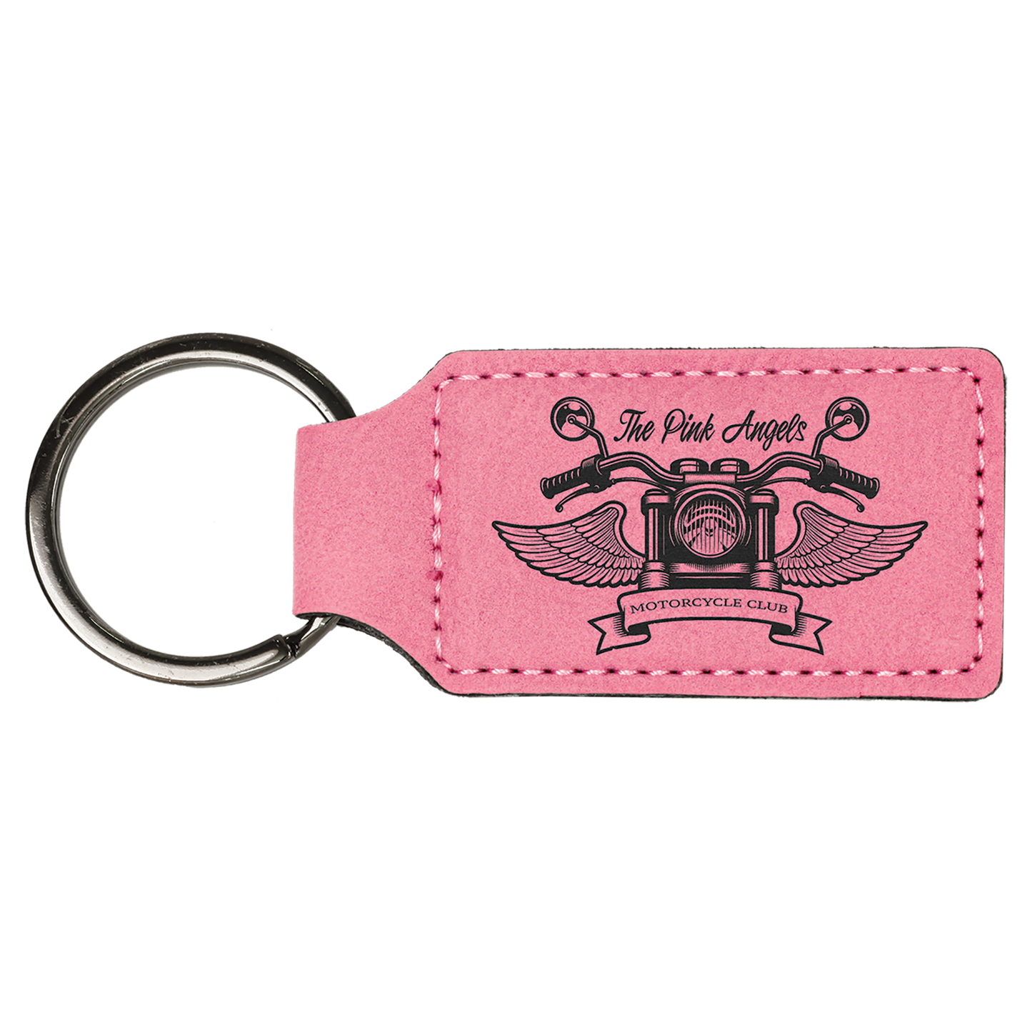 2.75X1.25 PINK KEYCHAIN