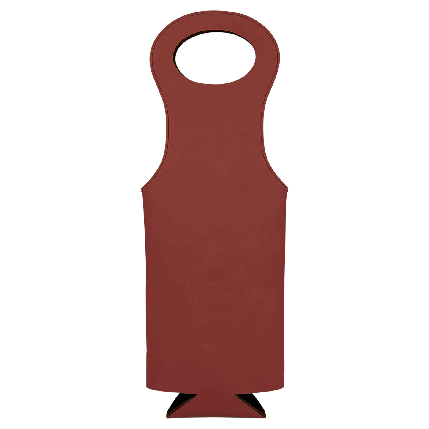 ROSE LSR LTHR WINE BAG