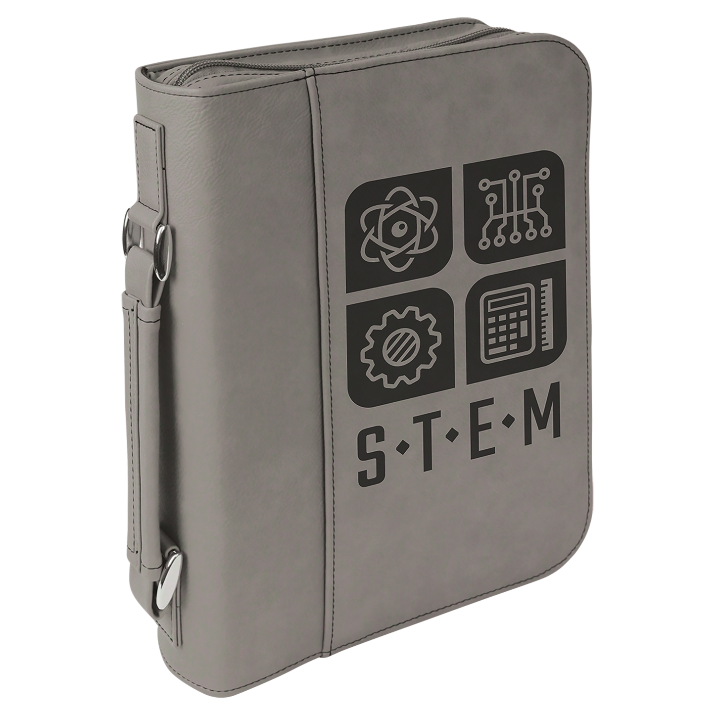 Book/Bible Cover with Handle & Zipper