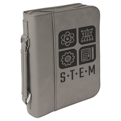 Book/Bible Cover with Handle & Zipper