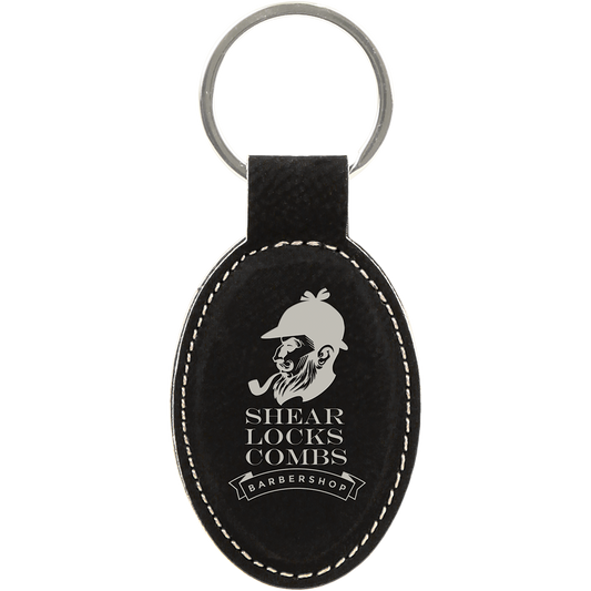 3X1.75 OVAL BLK/SLV KYCHN