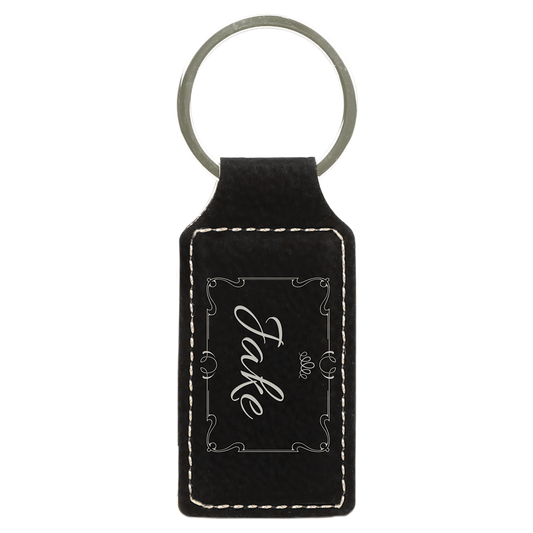 2.75X1.25REC BLK/SLV KYCH