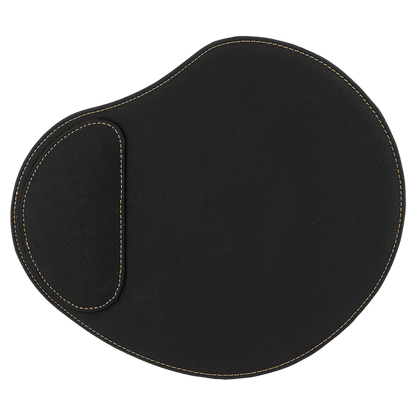 9X10.25"BLK/GLD MOUSE PAD