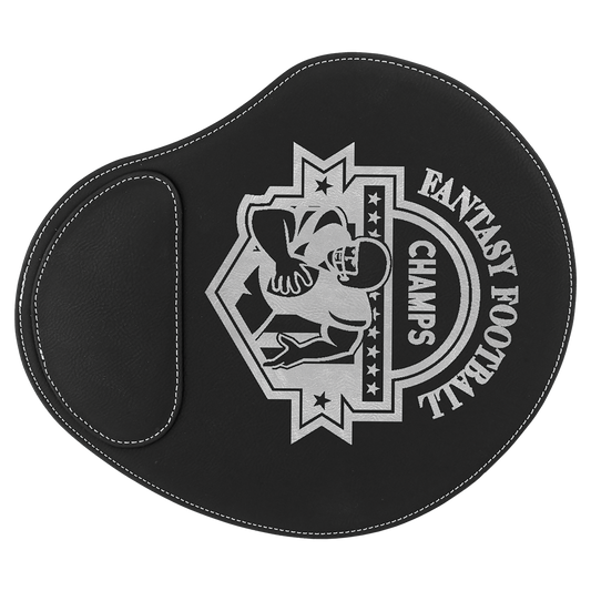 9X10.25"BLK/SLV MOUSE PAD