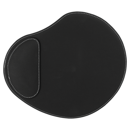 9X10.25"BLK/SLV MOUSE PAD