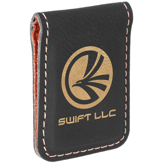 1.75X2.5 BLK/GLD MNY CLIP