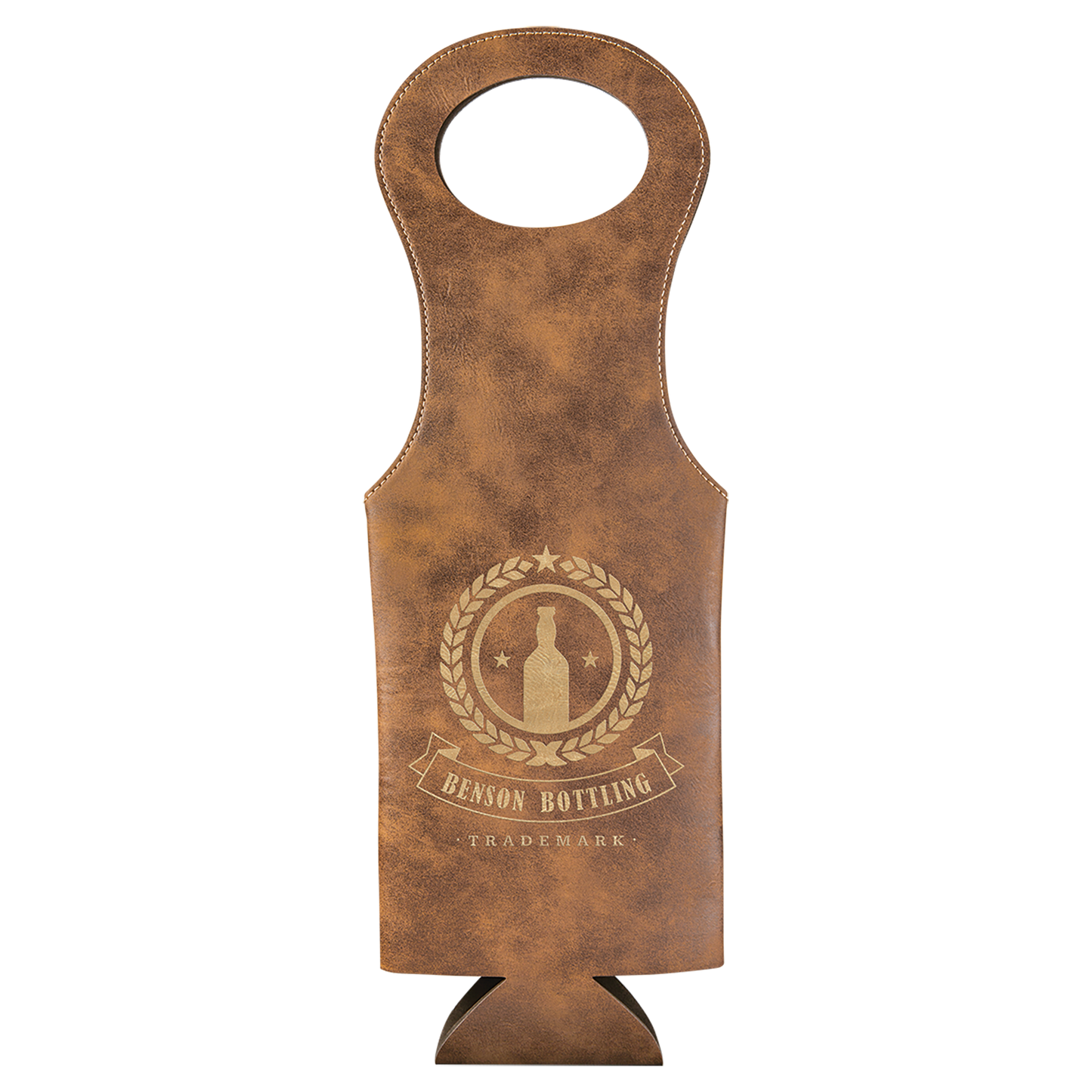 RSTC/GLD LSR LTHR WINE BG