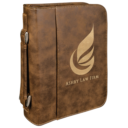 Book/Bible Cover with Handle & Zipper