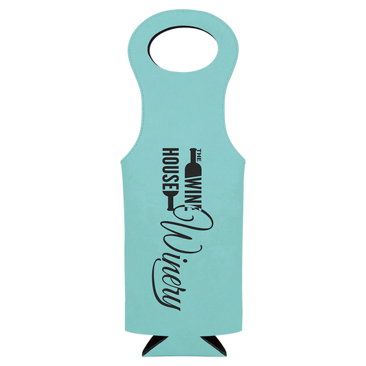 TEAL LASER LEATHR WINE BG