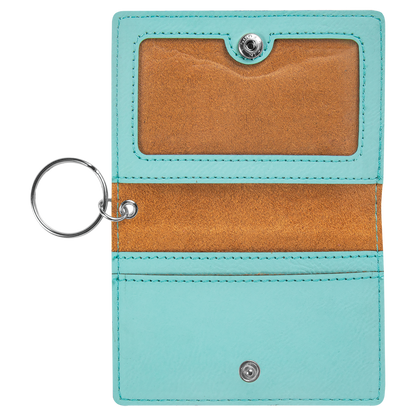 4.25X3 TEAL ID HLDR/KYCHN