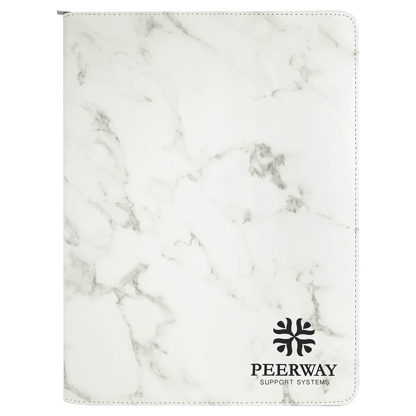 9.5X12WHT MRBL PRTFL W/ZP