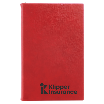5.25X8.25 RED/BLK JOURNAL