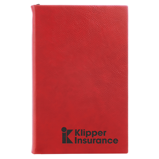 5.25X8.25 RED/BLK JOURNAL