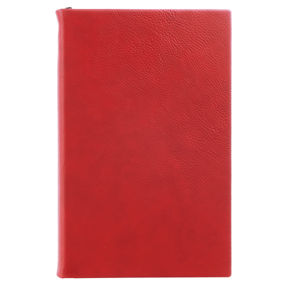 5.25X8.25 RED/BLK JOURNAL