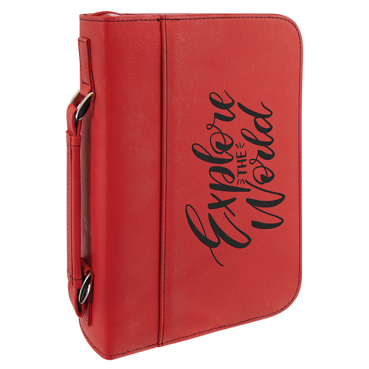 Book/Bible Cover with Handle & Zipper