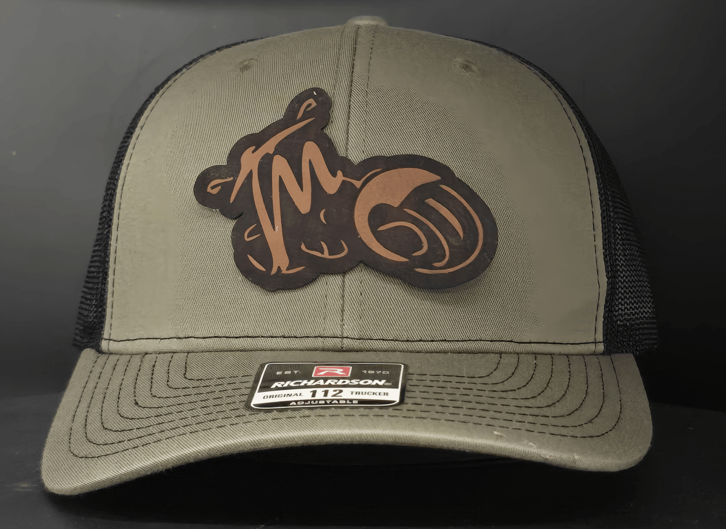 Two Mikes Khaki/Black Patch 1 Hat