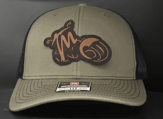 Two Mikes Khaki/Black Patch 1 Hat