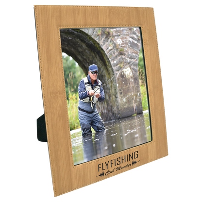 8X10 BAMBOO LTHR PHTO FRM