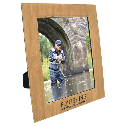 8X10 BAMBOO LTHR PHTO FRM