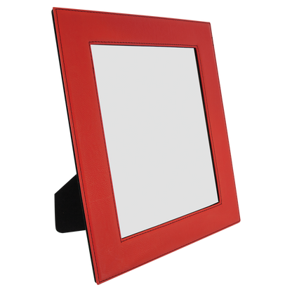 8X10RED/BLK LTHR PHTO FRM