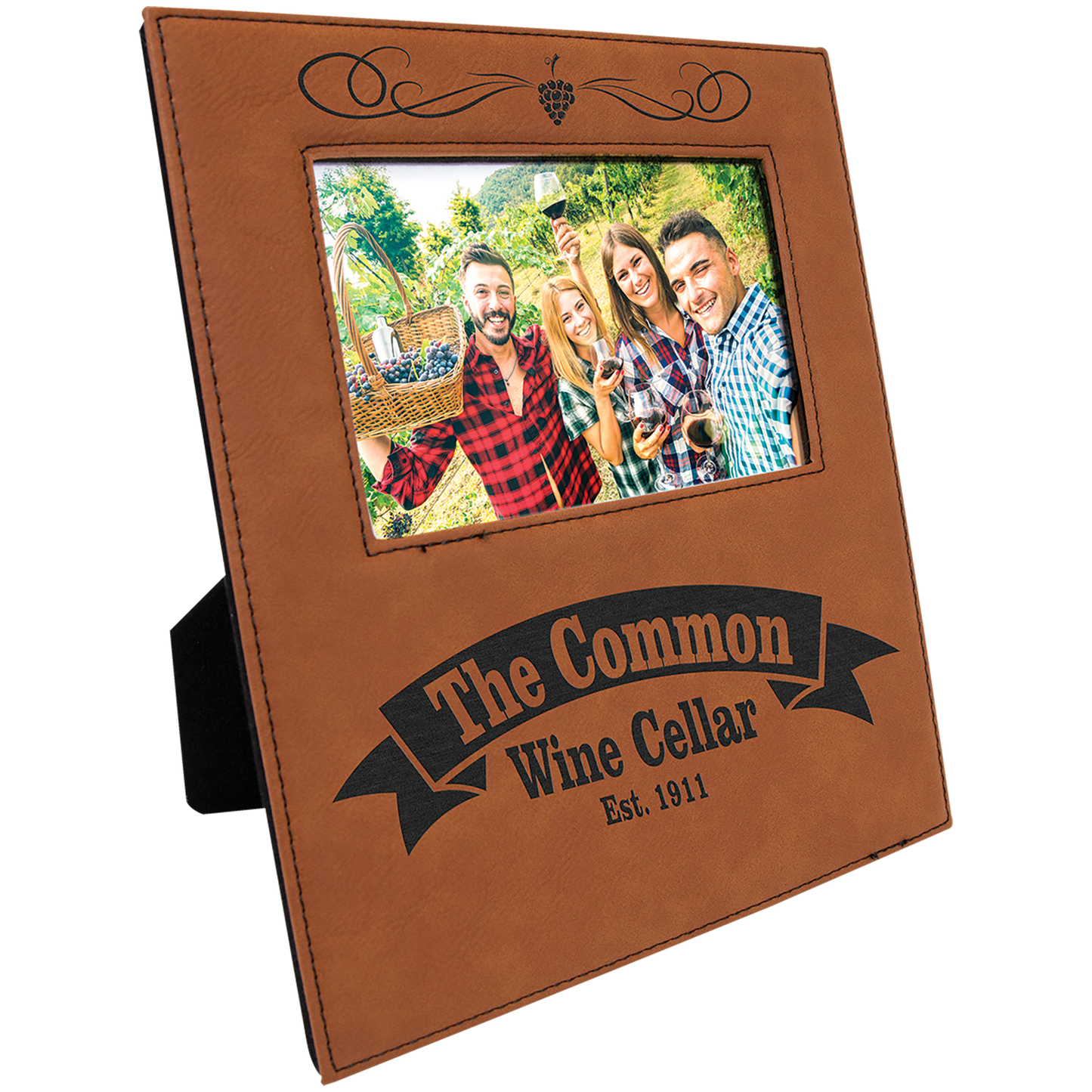 4X6 RAWHIDE PHOTO FRAME