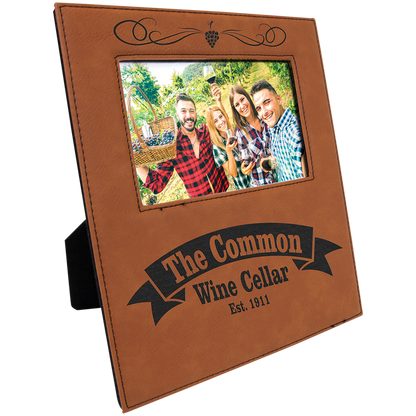 4X6 RAWHIDE PHOTO FRAME