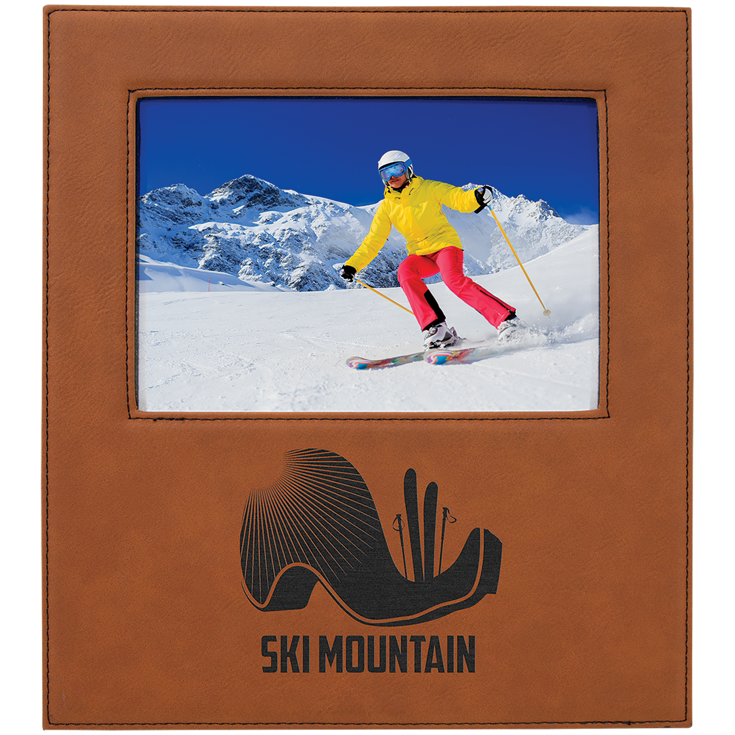 5X7 RAWHIDE PHOTO FRAME