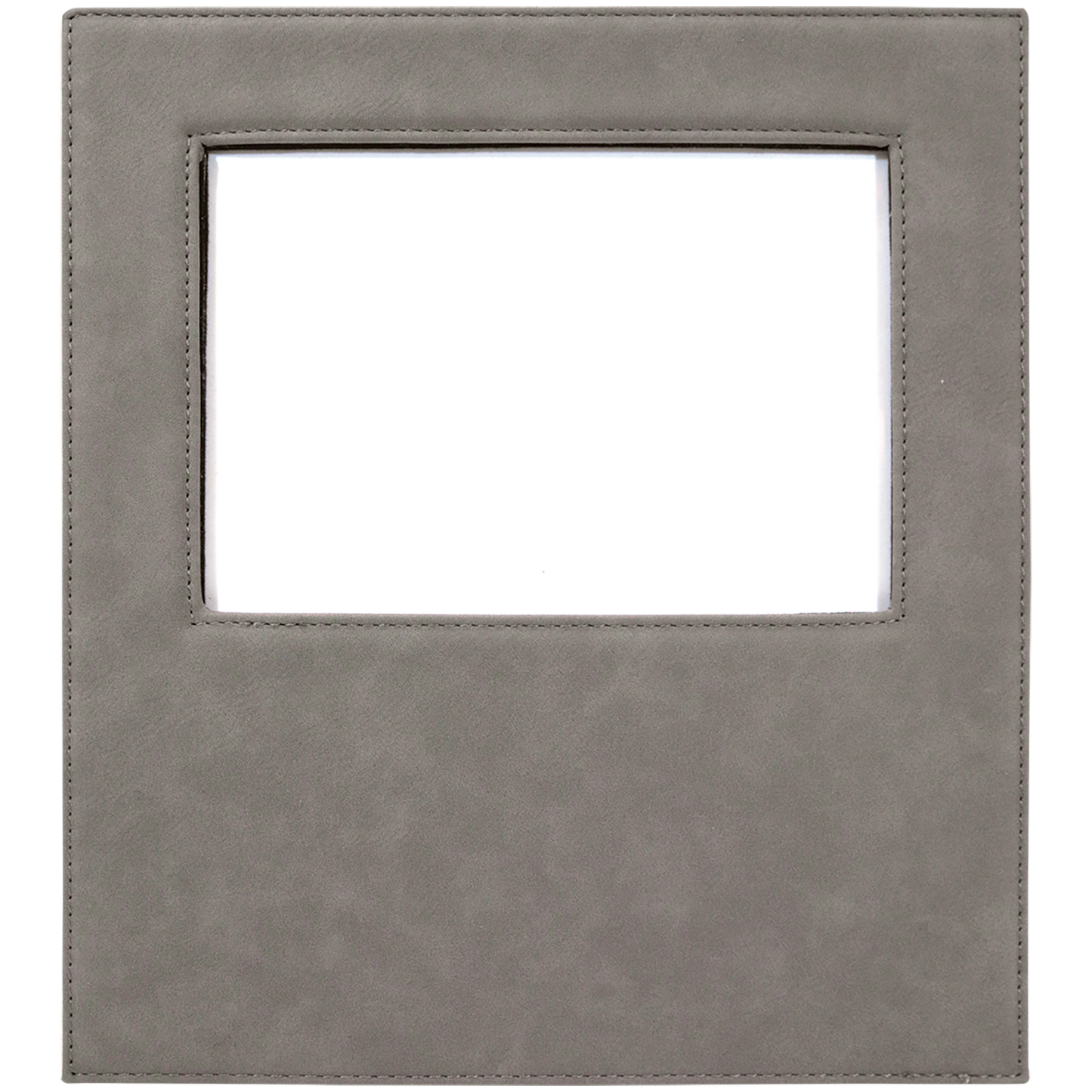 5X7 GRAY LTHR PHOTO FRAME