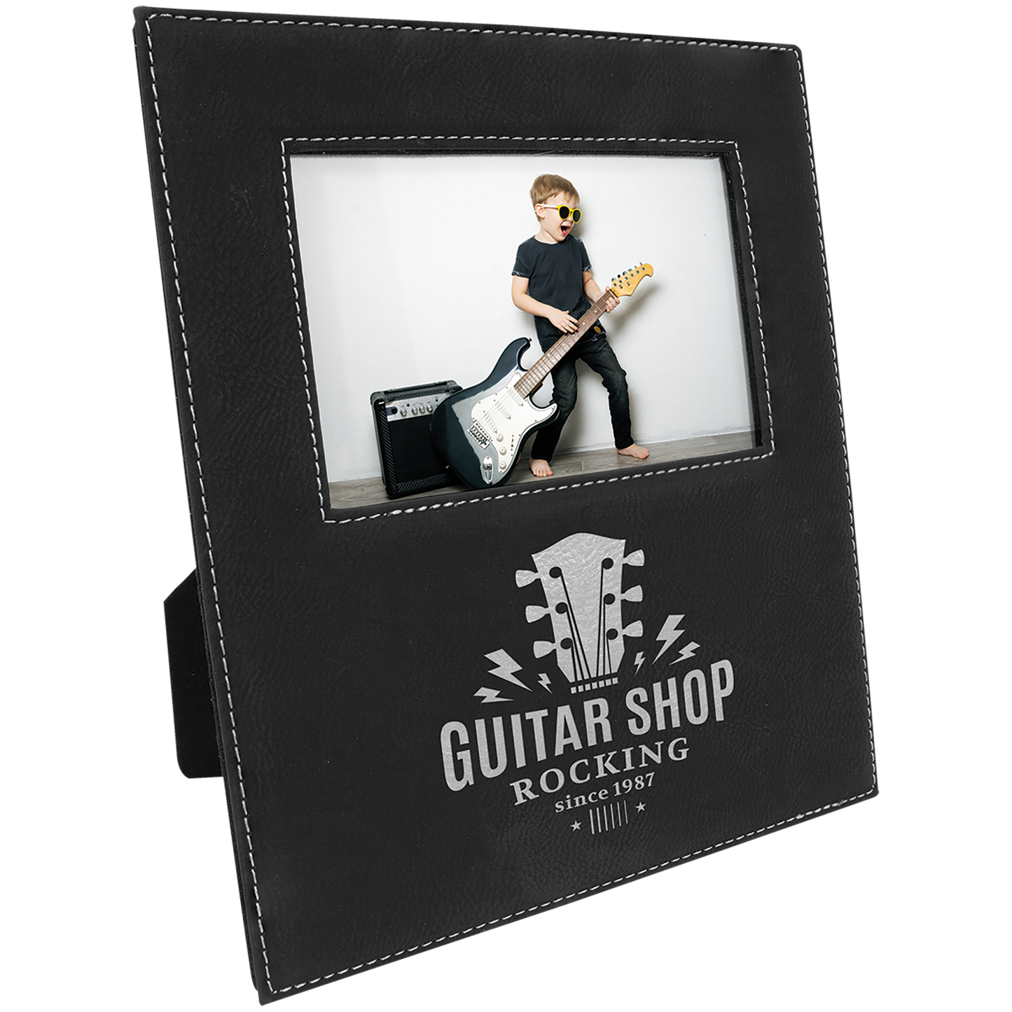 4X6 BLK/SLV PHOTO FRAME
