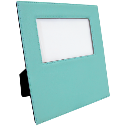 4X6 TEAL LTHR PHOTO FRAME
