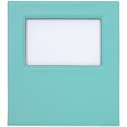 4X6 TEAL LTHR PHOTO FRAME