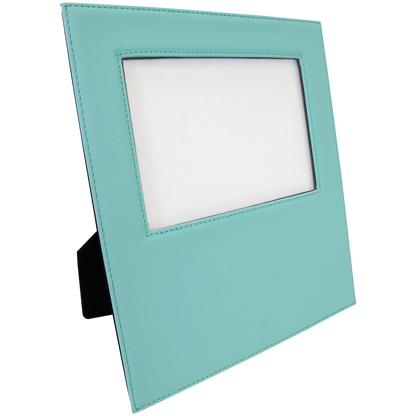 5X7 TEAL LTHR PHOTO FRAME