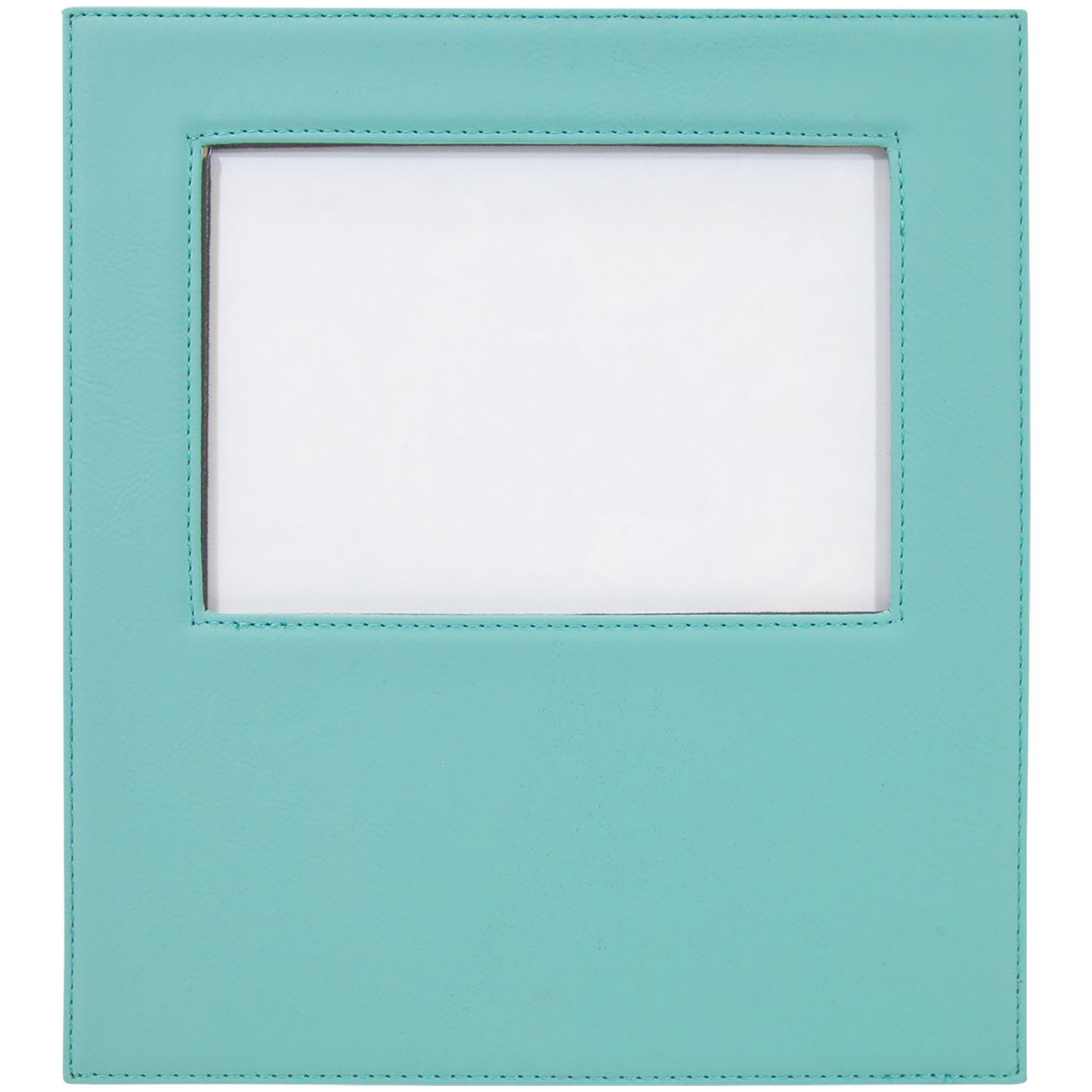 5X7 TEAL LTHR PHOTO FRAME