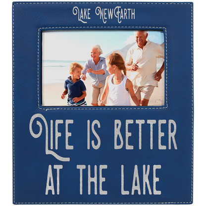 4X6 BLU/SLV PHOTO FRAME