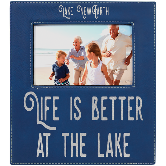4X6 BLU/SLV PHOTO FRAME