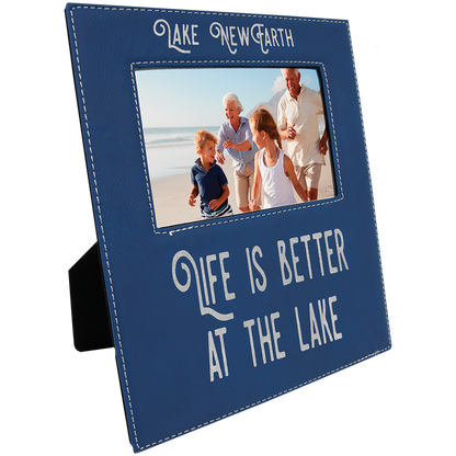 4X6 BLU/SLV PHOTO FRAME