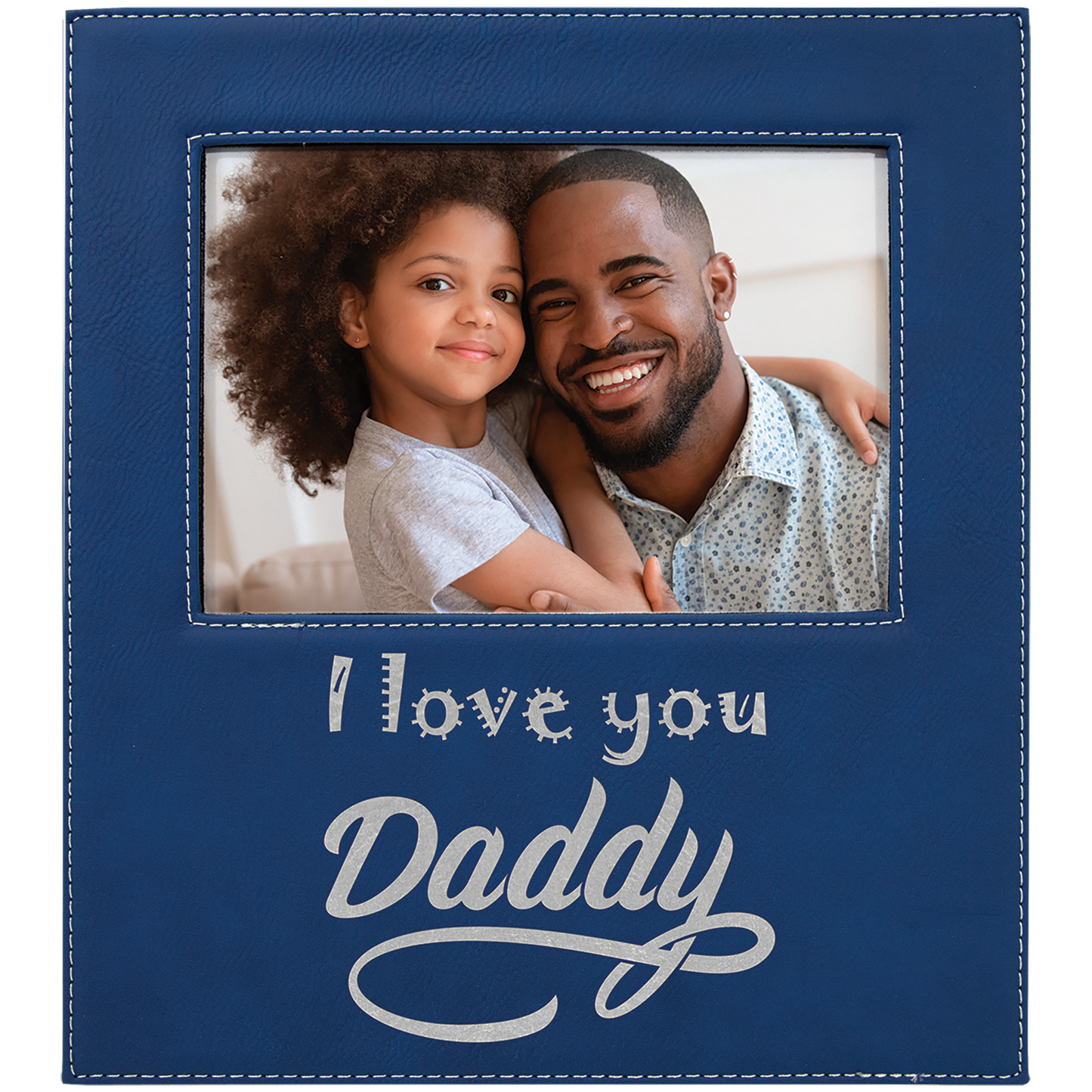 5X7 BLU/SLV PHOTO FRAME