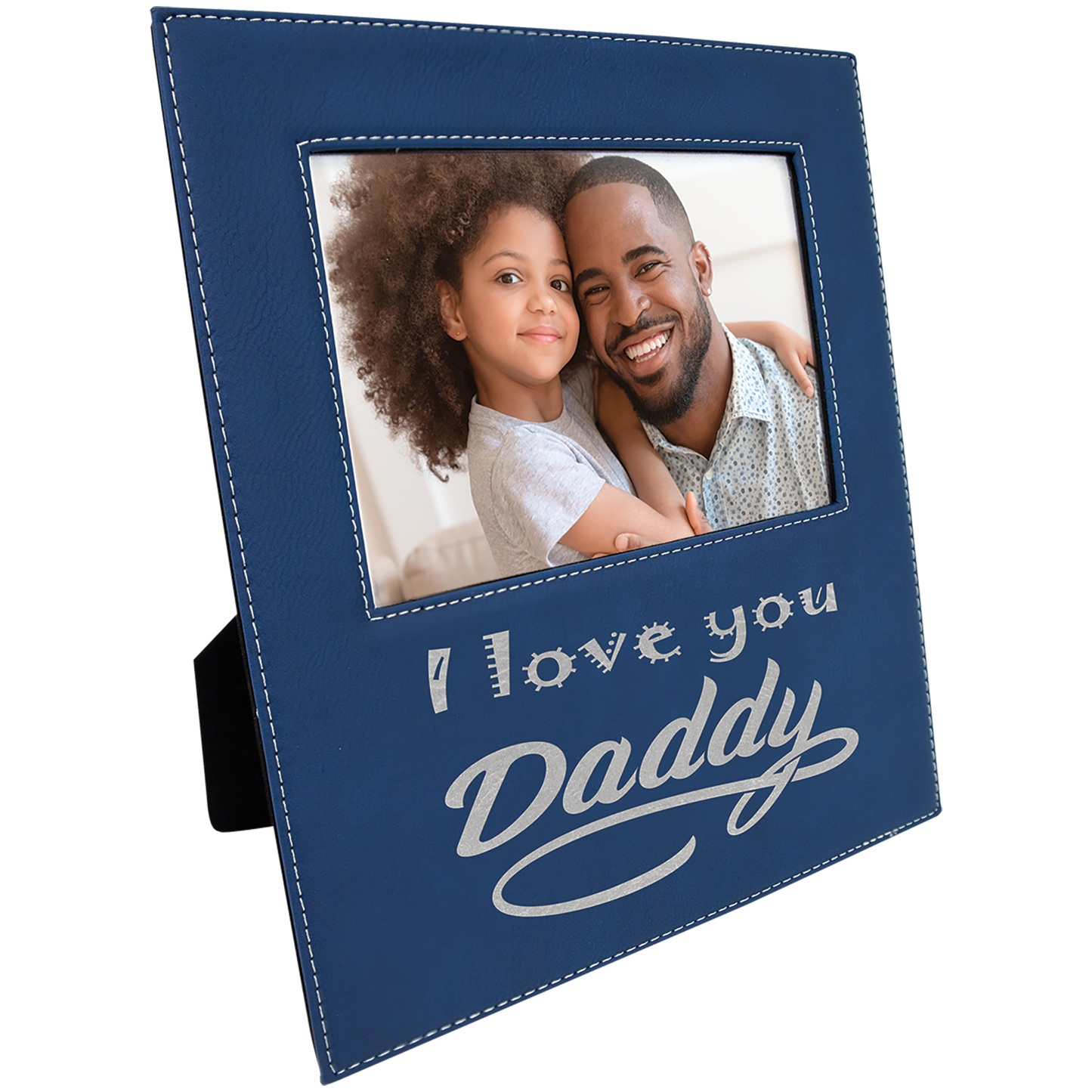 5X7 BLU/SLV PHOTO FRAME
