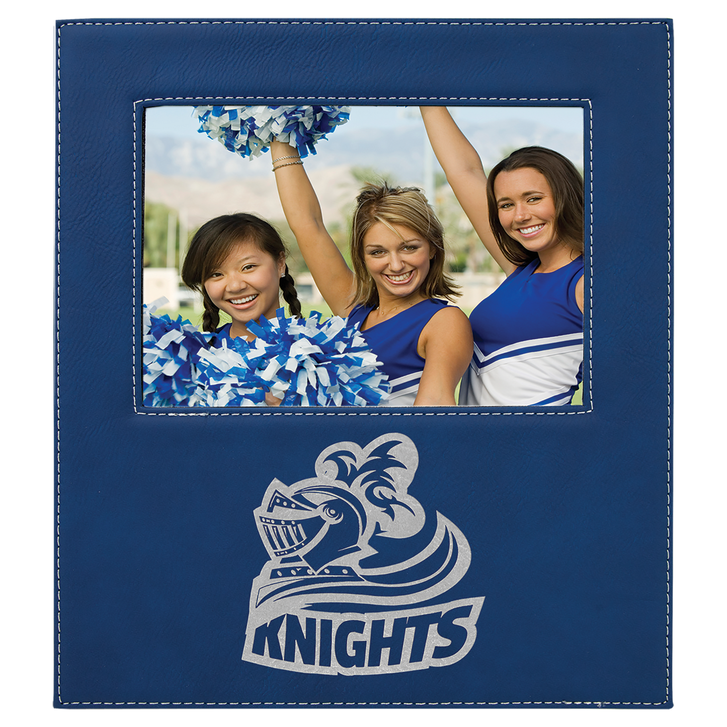 5X7 BLU/SLV PHOTO FRAME