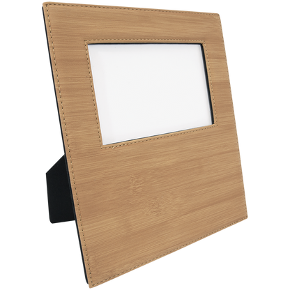 4X6 BAMBOO LTHR PHOTO FRM