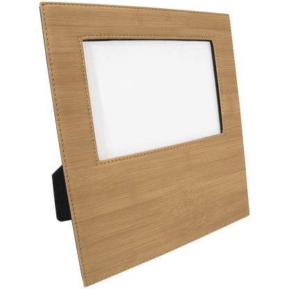 5X7 BAMBOO LTHR PHOTO FRM