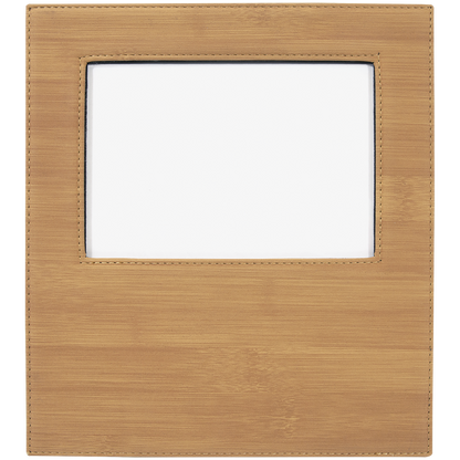 5X7 BAMBOO LTHR PHOTO FRM